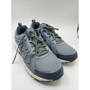 New Balance 410 v5  trail running shoe Gray/Lime Green/Navy 2017 Womens Size 10